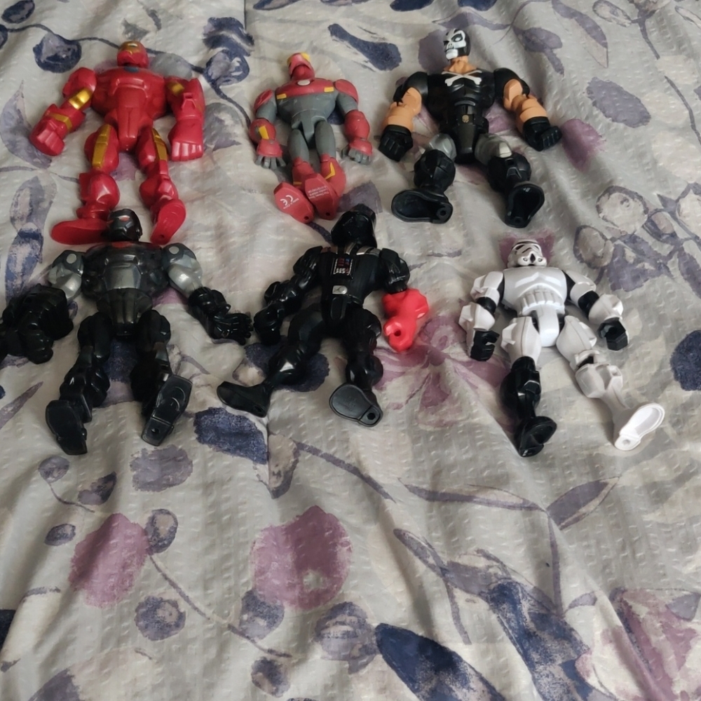 - Marvel and Star wars toys